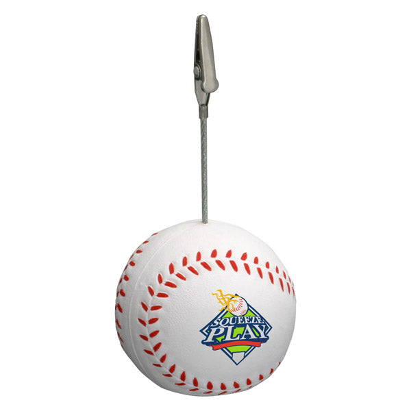 Custom logo Baseball Stress Reliever Memo Holder