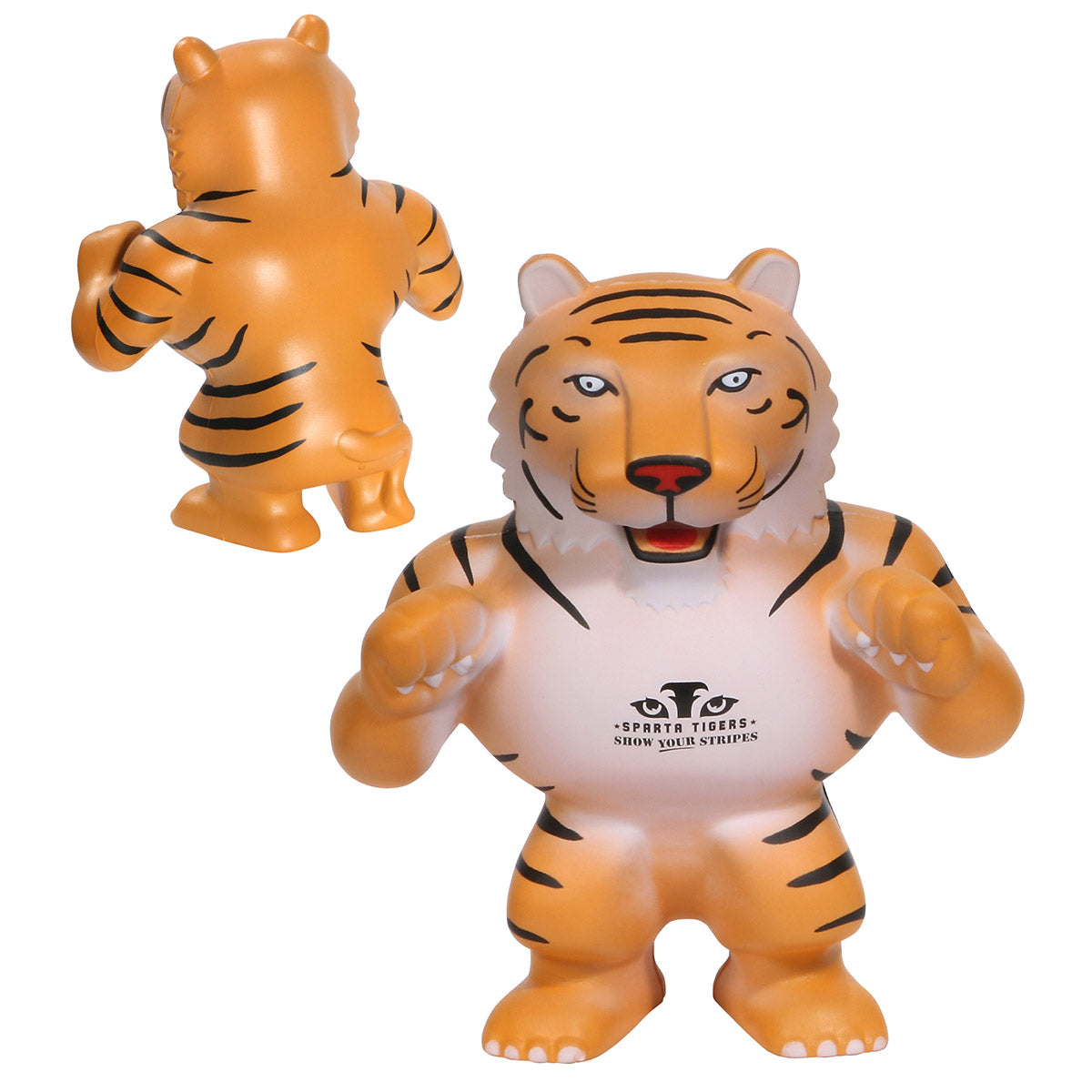 Custom logo Tiger Mascot Stress Reliever