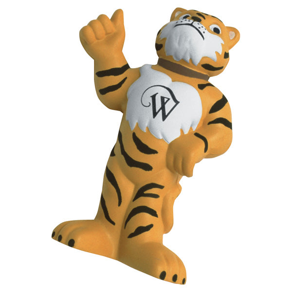 Custom logo Thumbs Up Tiger Mascot Stress Reliever