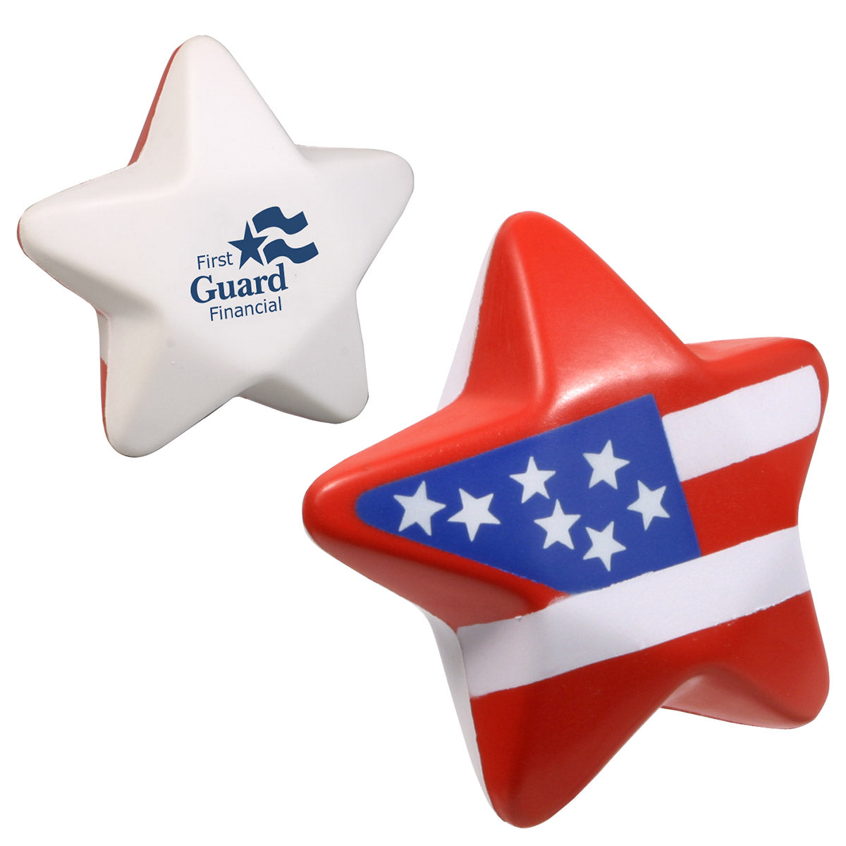 Custom logo Patriotic Star Stress Reliever
