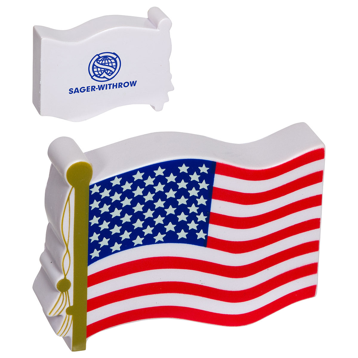 Custom logo US Flag Stress Reliever