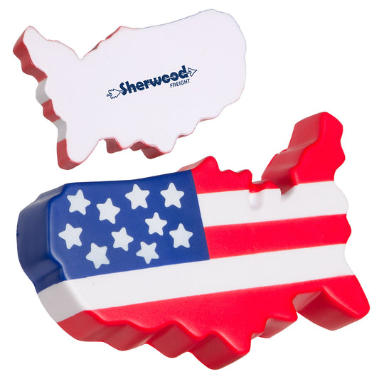 Custom logo US Map Stress Reliever