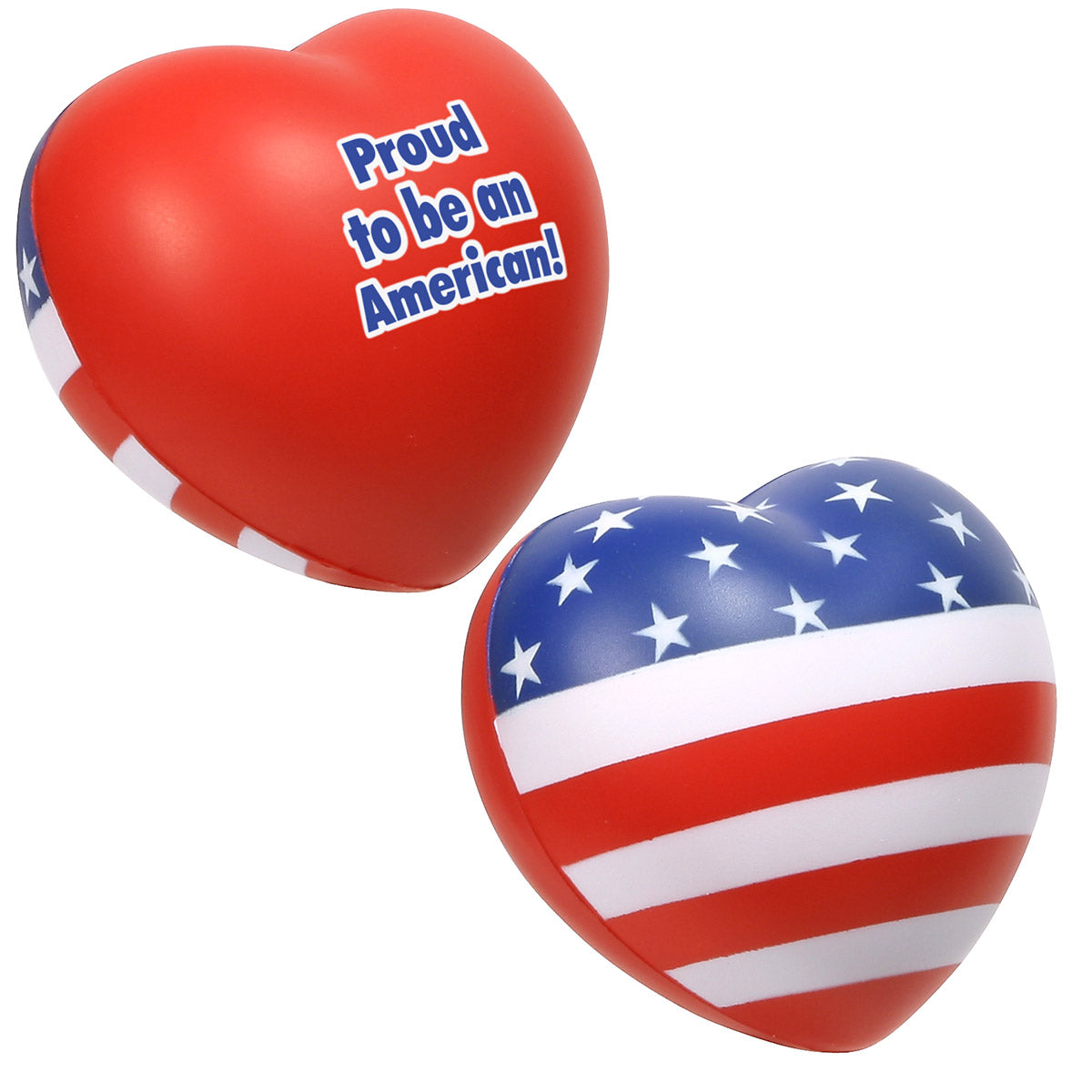 Custom logo Patriotic Valentine Heart Stress Reliever