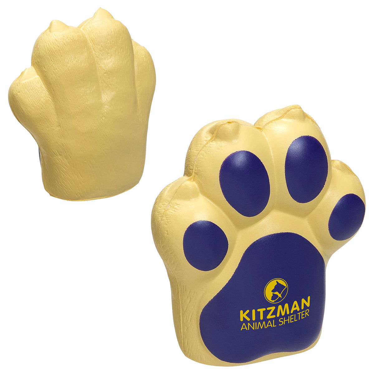 Custom logo Dog Paw Stress Reliever