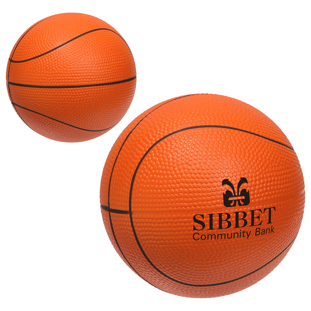 Custom logo Large Basketball Stress Reliever