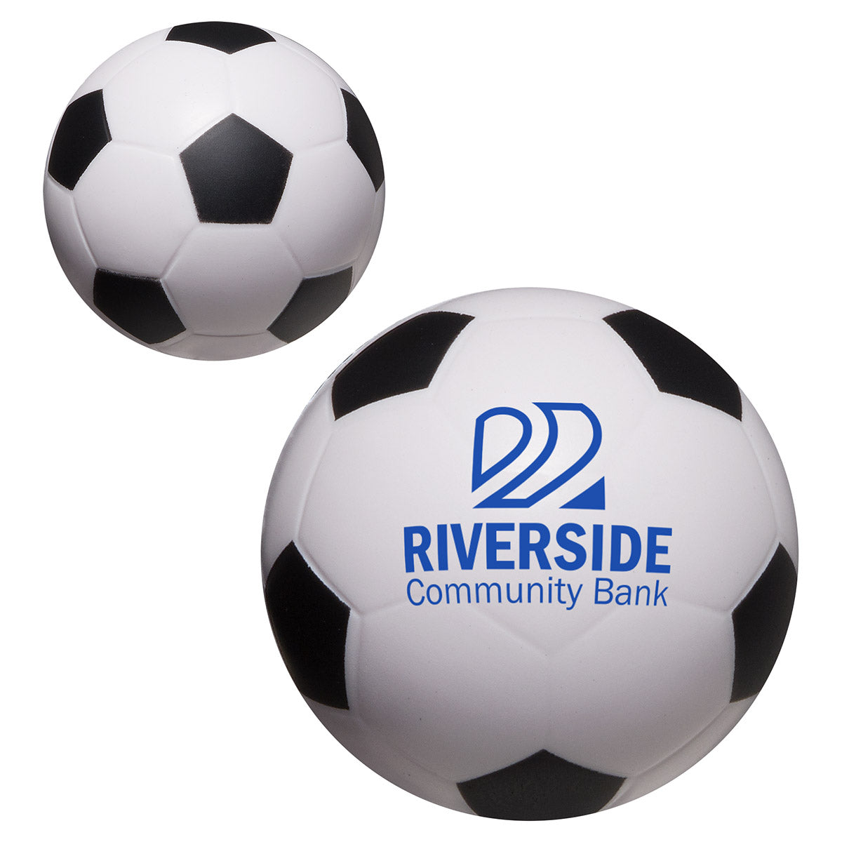 Custom logo Soccer Ball Stress Reliever