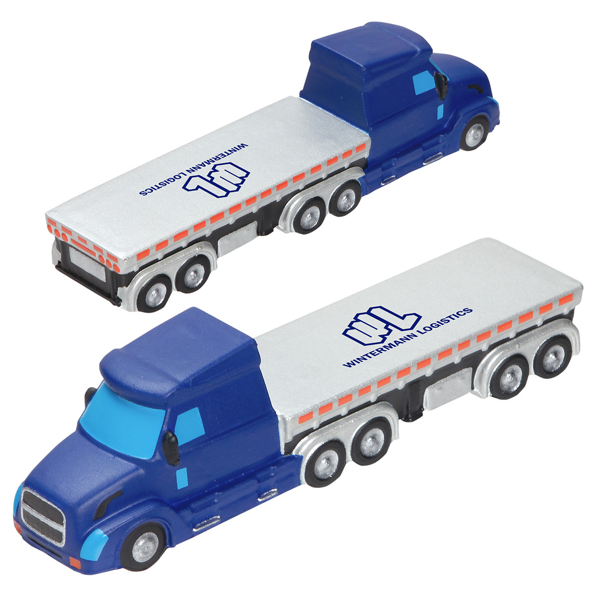 Custom logo Semi Flatbed Truck Stress Reliever