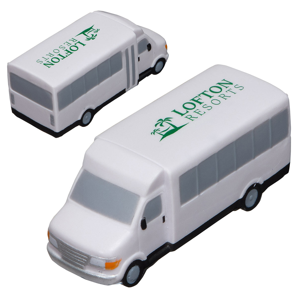 Custom logo Shuttle Bus Stress Reliever