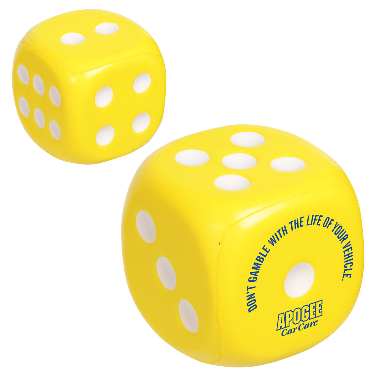 Custom logo Dice Stress Reliever