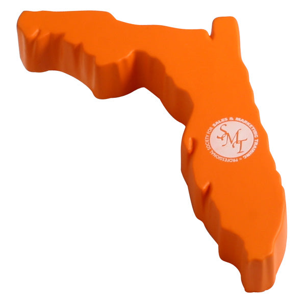 Custom logo Florida Shape Stress Reliever