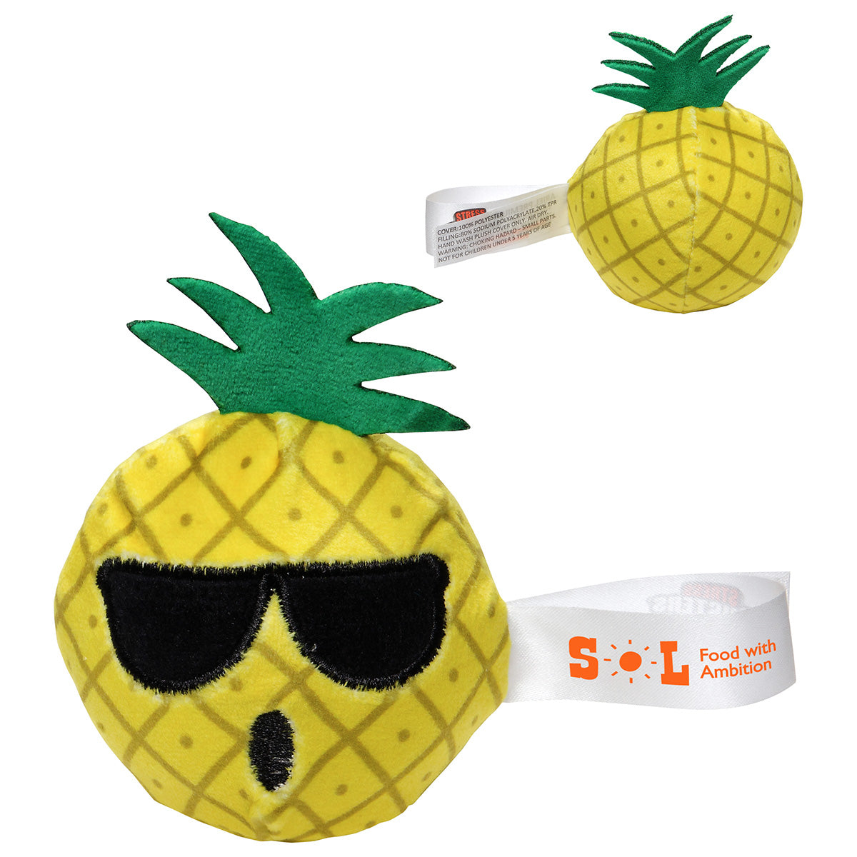 Custom logo Stress Busters™ Pineapple