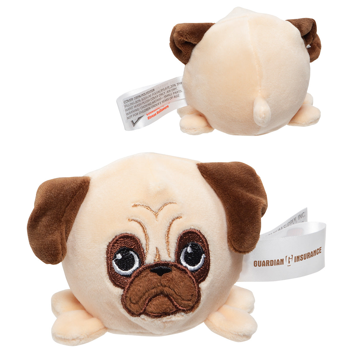 Custom logo Stress Busters™ Pug