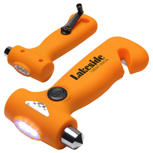 Custom logo Car Escape Tool With Dynamo Light