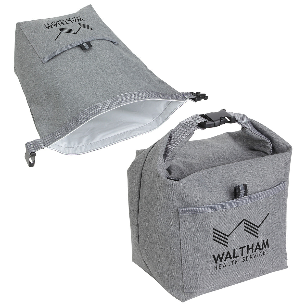 Bellevue Heathered Polyester Insulated Lunch Tote