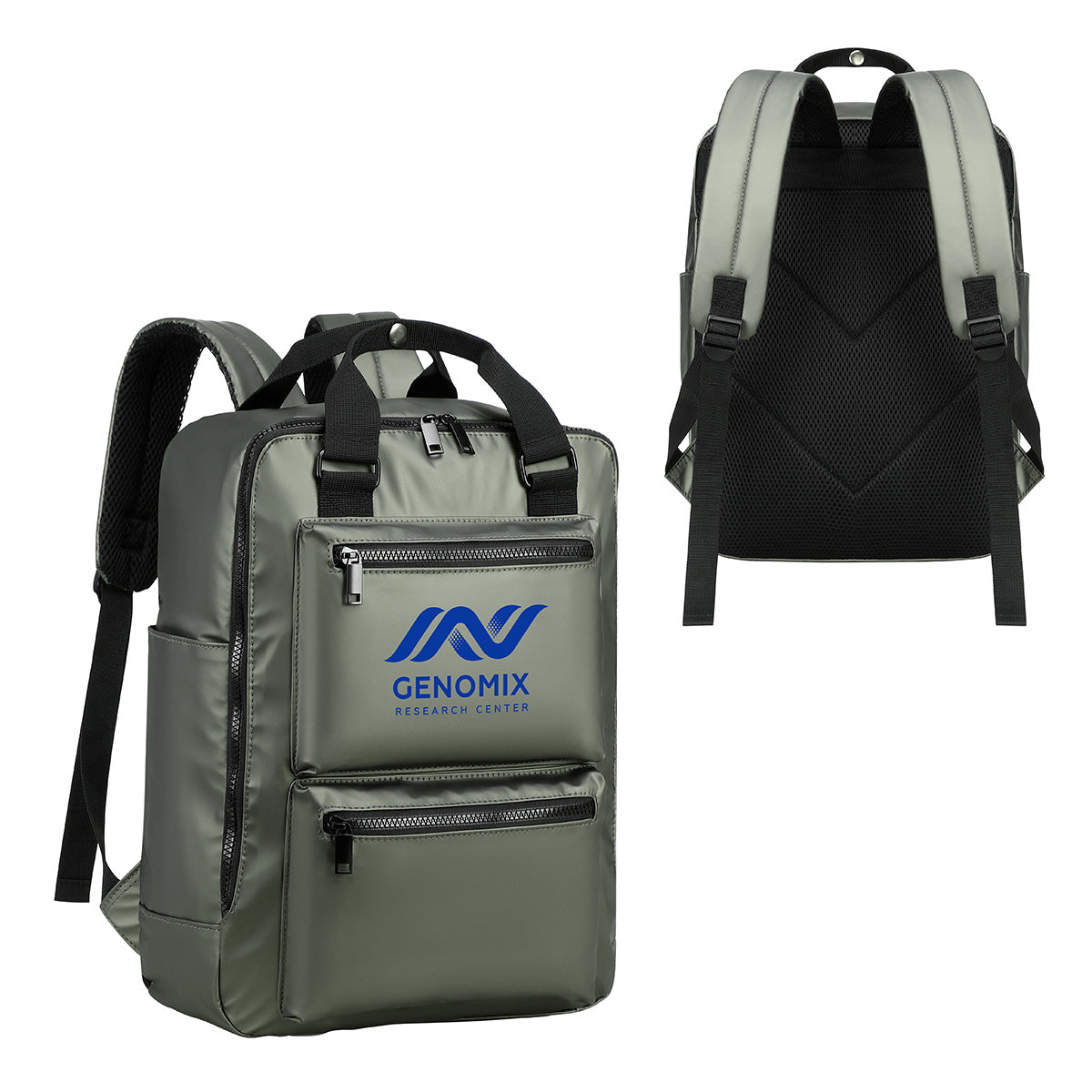 Custom logo Chateau Leatherette Backpack