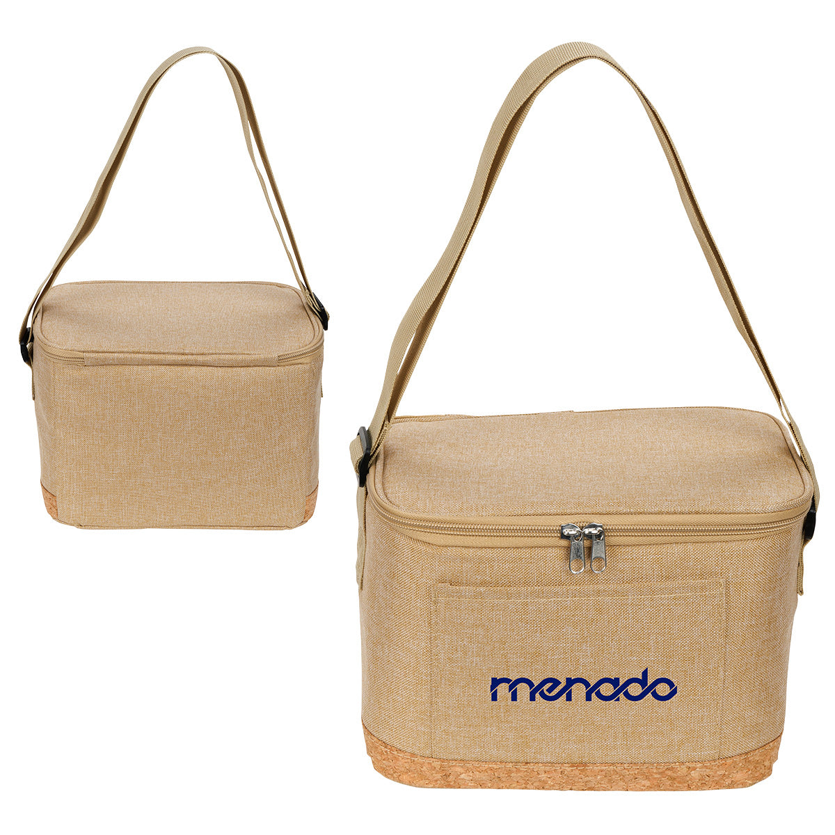 Custom logo Carina RPET & Cork Insulated Cooler Bag