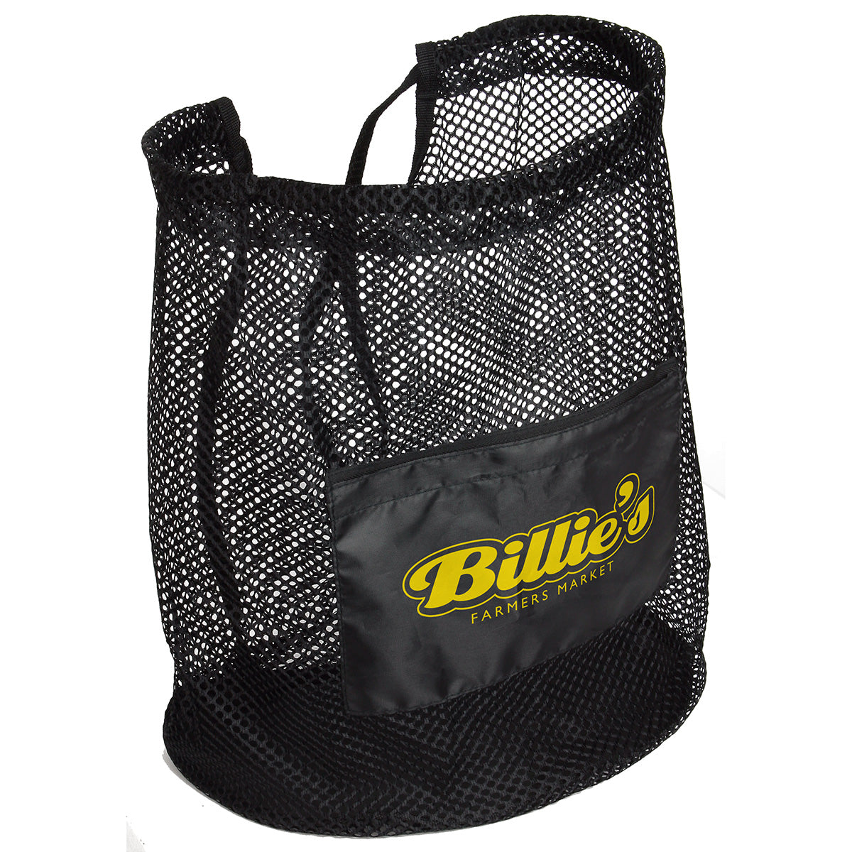 Custom logo Flex Mesh Drawstring Bag