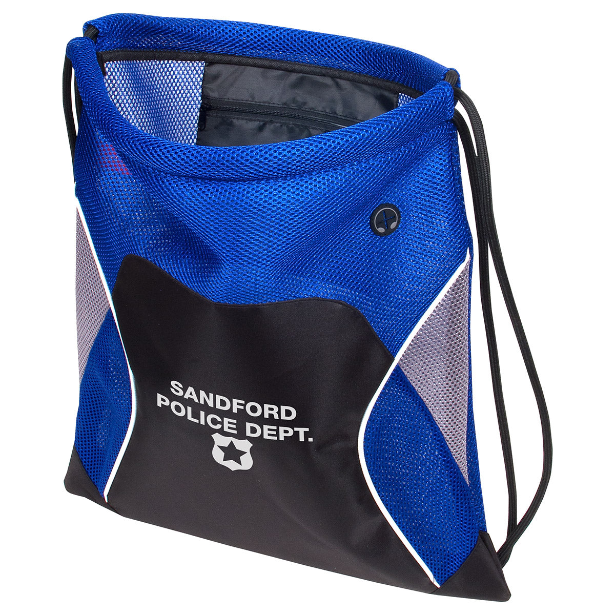 Jumbo Globetrotter Mesh Fabric Drawstring Bag