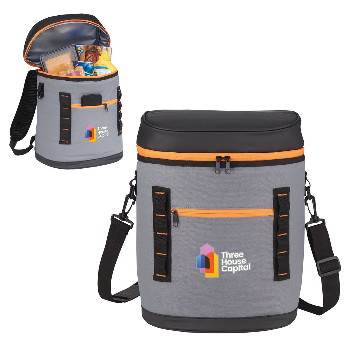Custom logo Polaris 20-Can RPET Cooler Backpack
