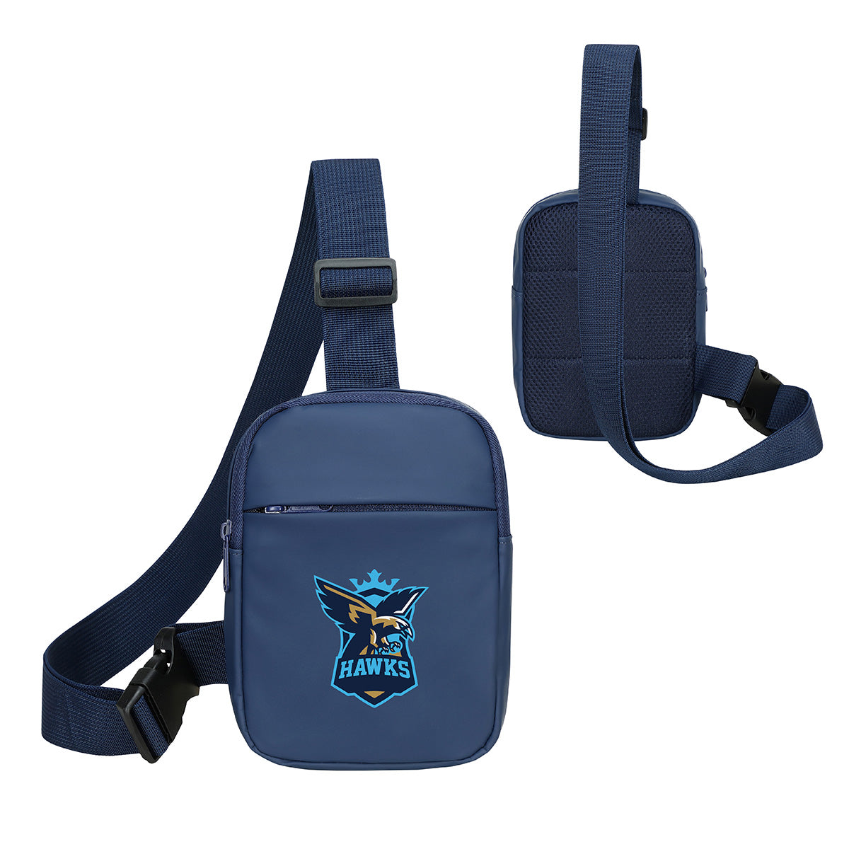 Custom logo Posse Leatherette Crossbody Bag