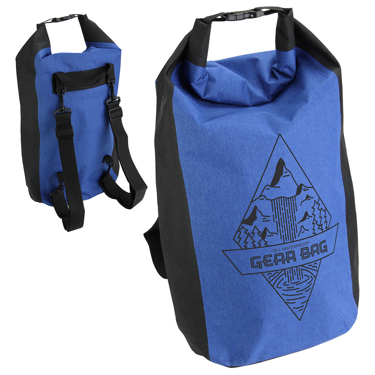 Custom logo 25-Liter Polyester Waterproof Backpack