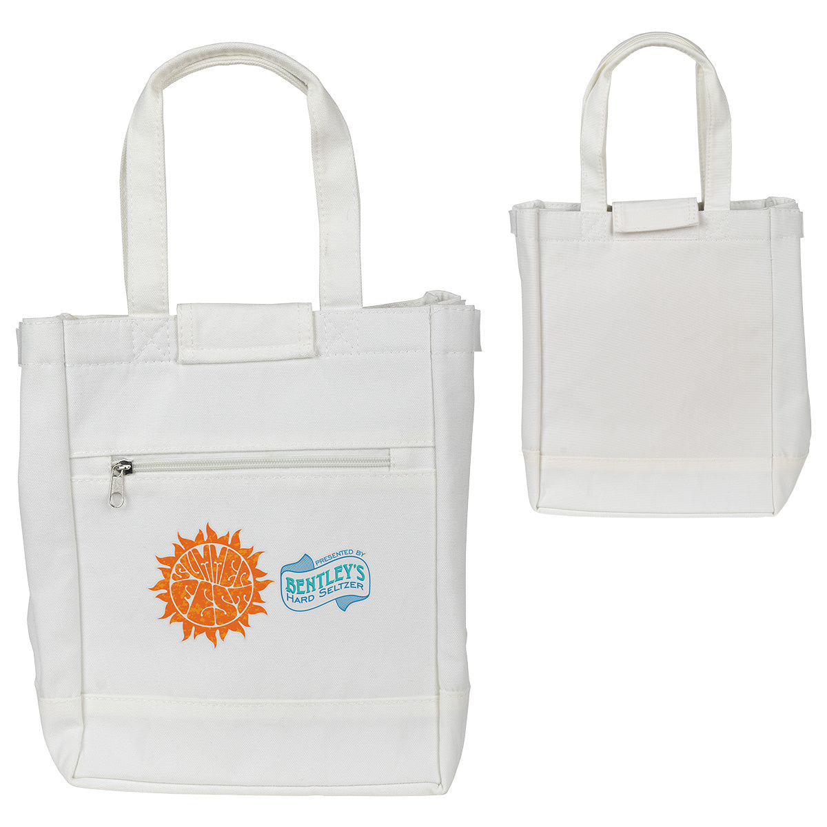 Custom logo Schooner RPET Canvas Lunch Tote