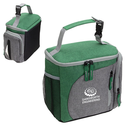 Custom logo Summit Insulated Cooler Bag with Napkin Dispenser