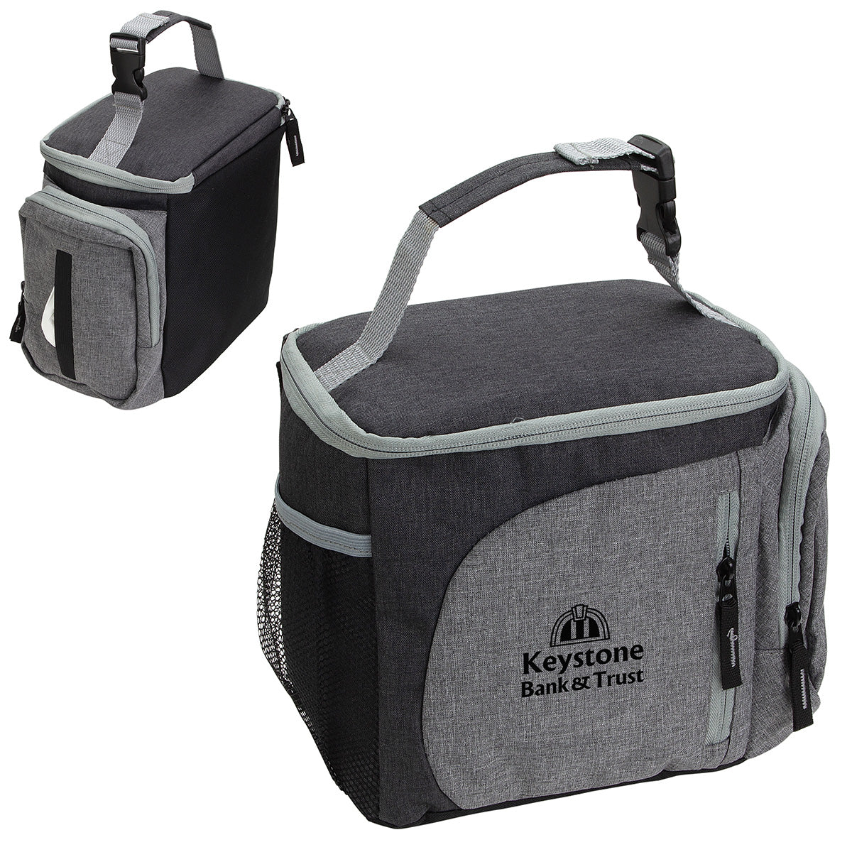 Custom logo Summit Insulated Cooler Bag with Napkin Dispenser