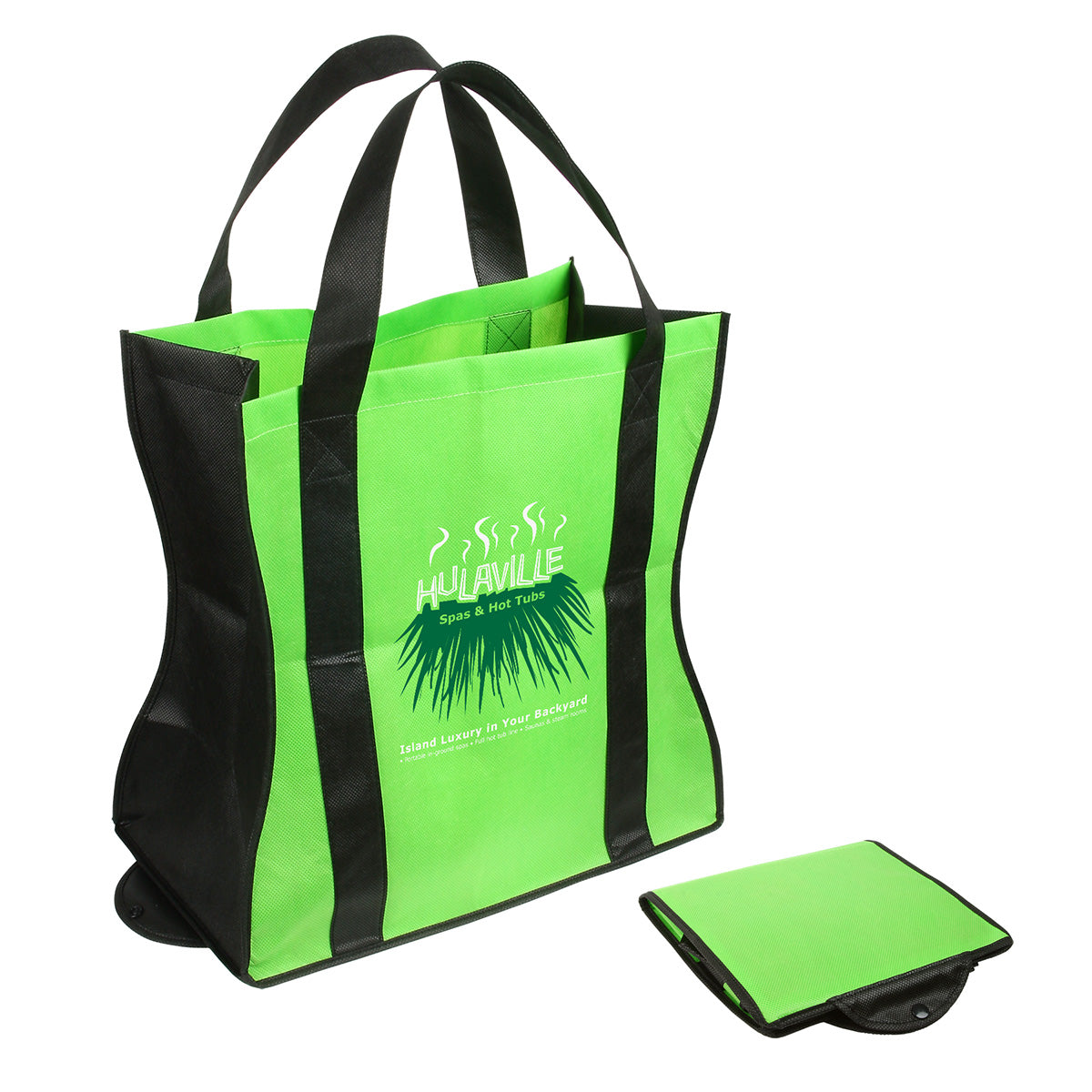 Wave Rider Non-Woven Folding Tote