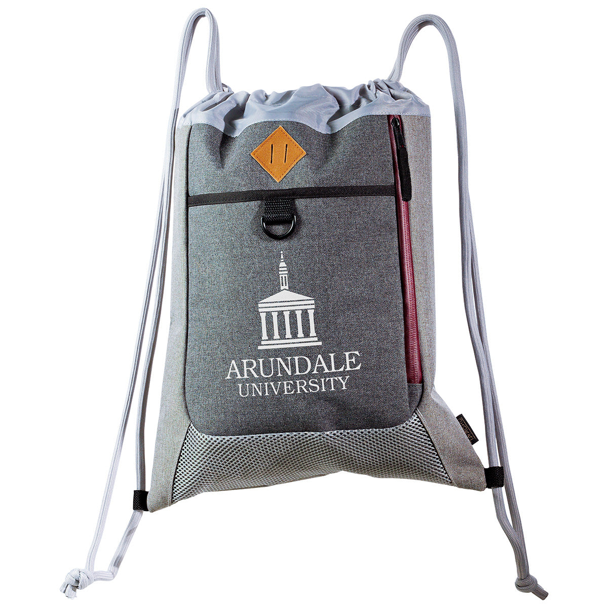 Bordeaux Polycanvas Drawstring Bag by Taroko™