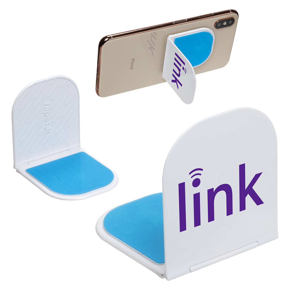 Custom logo Flipstik® 3.0 Hands-Free Sticky Phone Stand - 1 Color