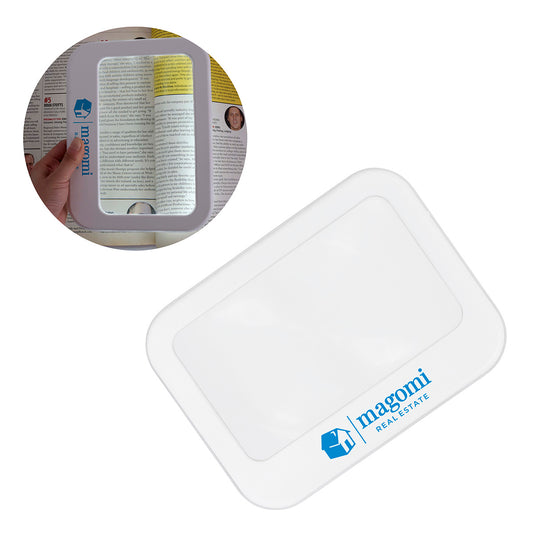 Custom logo Best Buddy Tools ® 3X Full-Page LED Lighted Magnifier