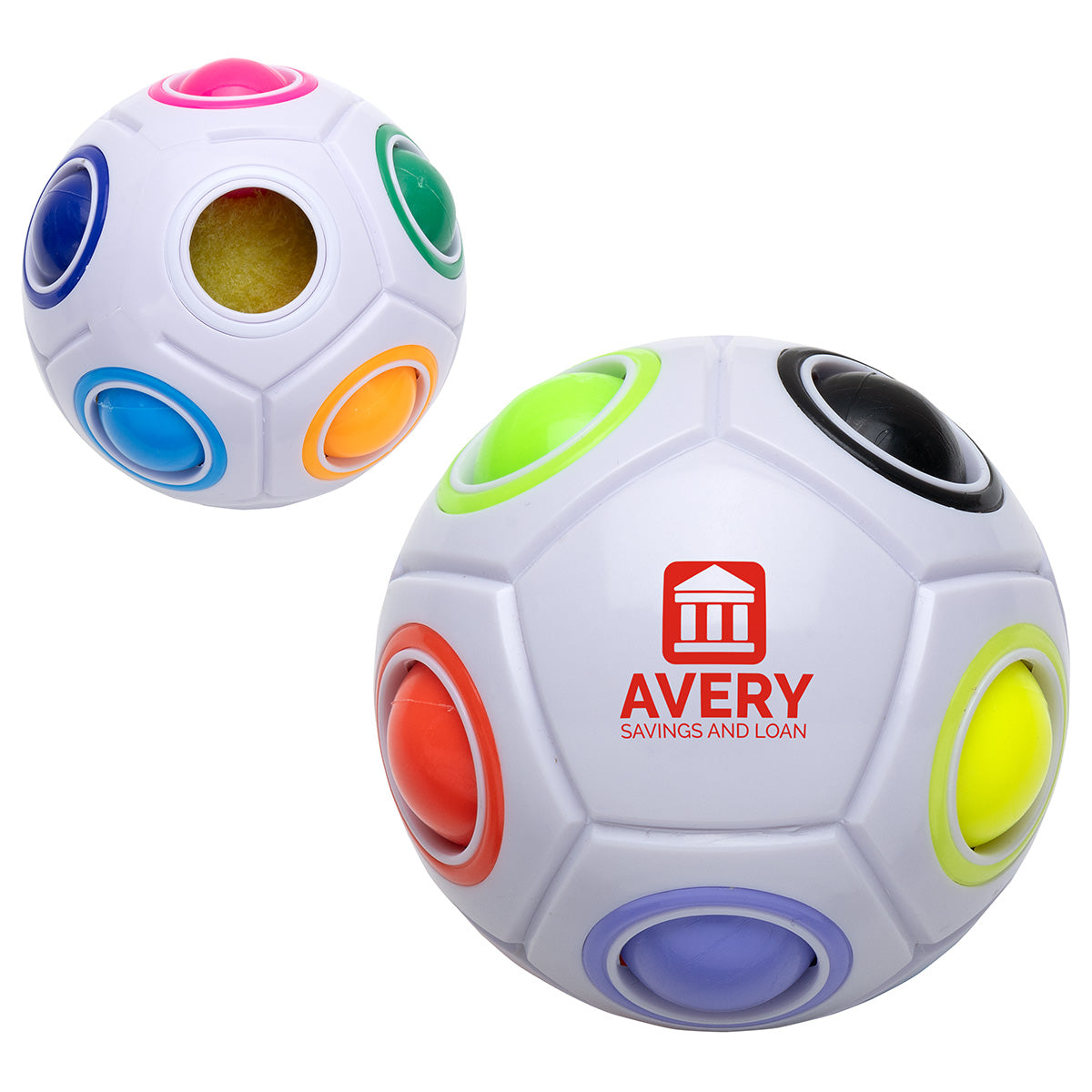 Custom logo Push Pop Stress Puzzle Ball