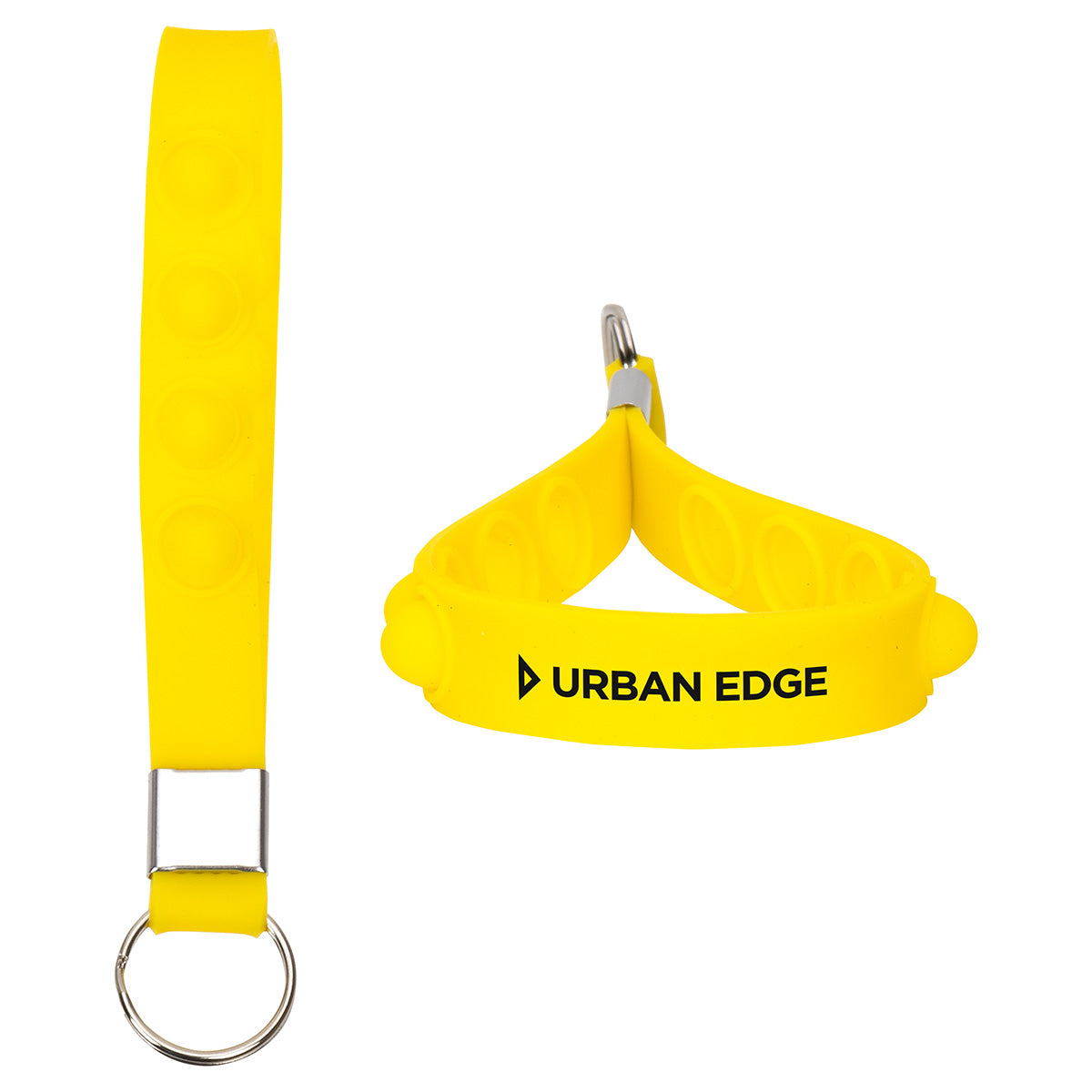 Custom logo Push Pop Stress Reliever Keychain