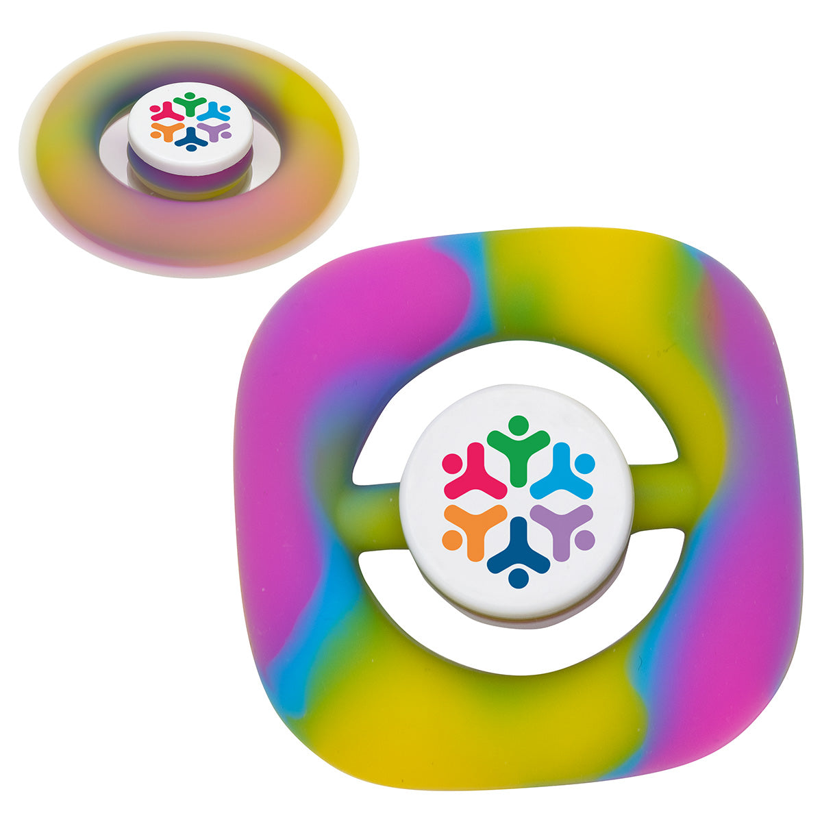 Custom logo Theta Spinning Top