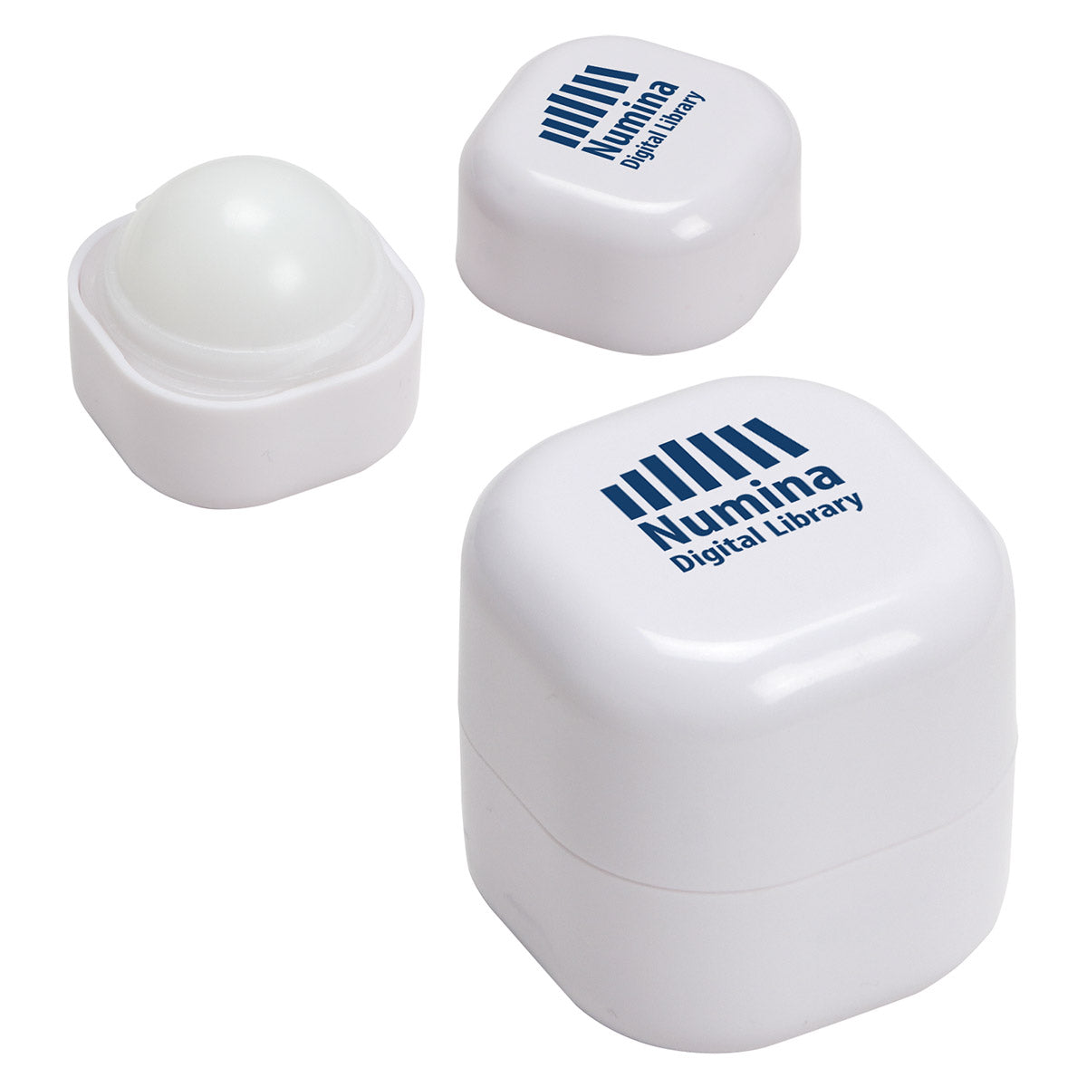 Custom logo Chap-Cube Vanilla Lip Balm