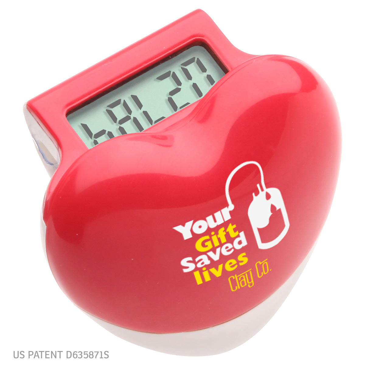 Custom logo Healthy Heart Step Pedometer