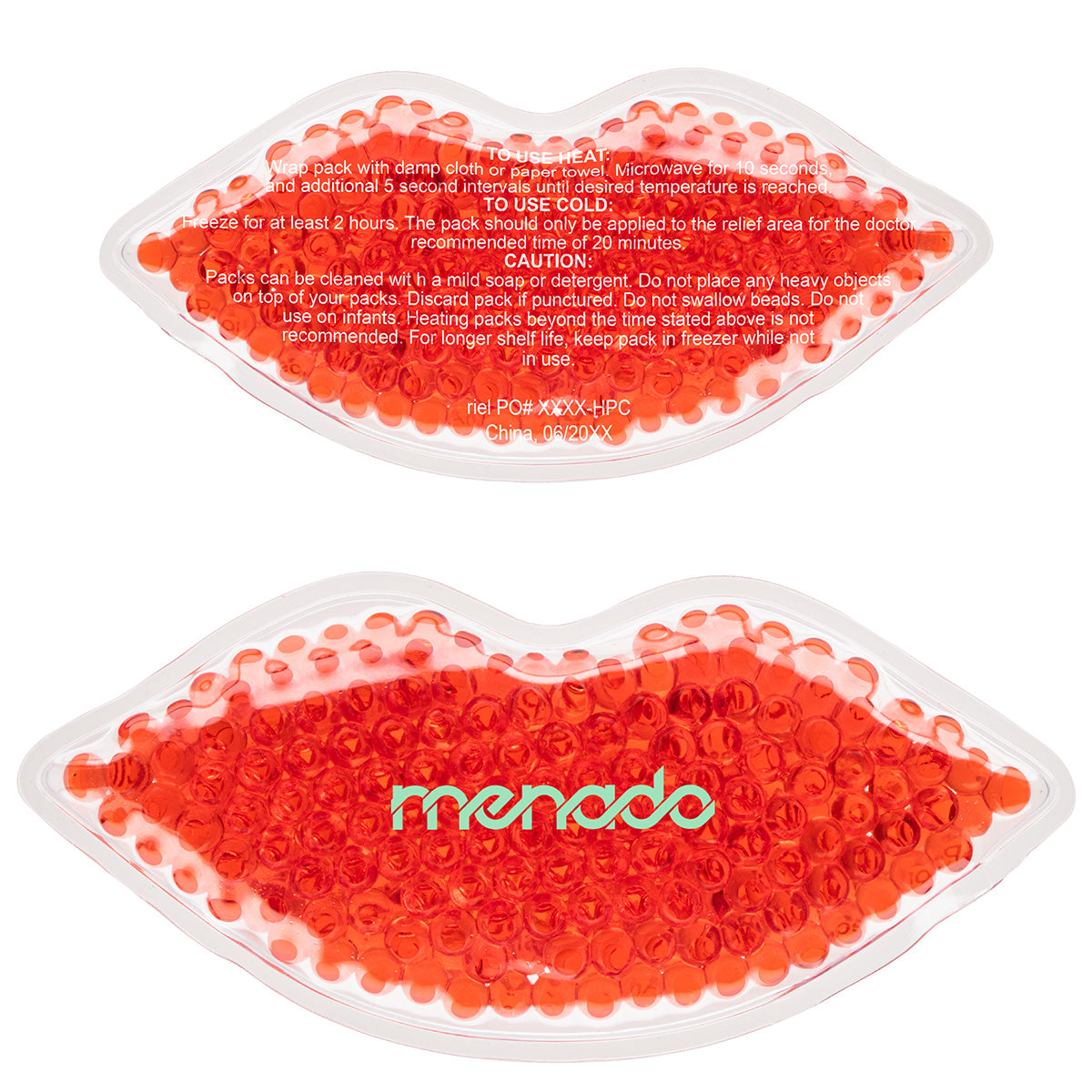 Custom logo Lips Aqua Pearls™ Hot/Cold Pack