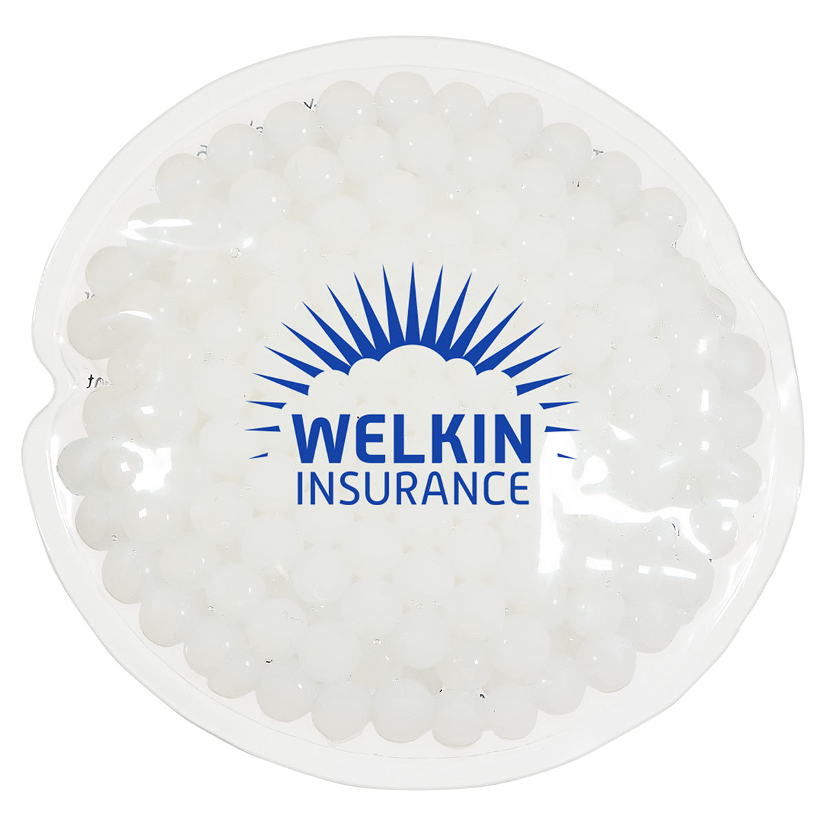 Custom logo Mini Round Aqua Pearls™ Hot/Cold Pack