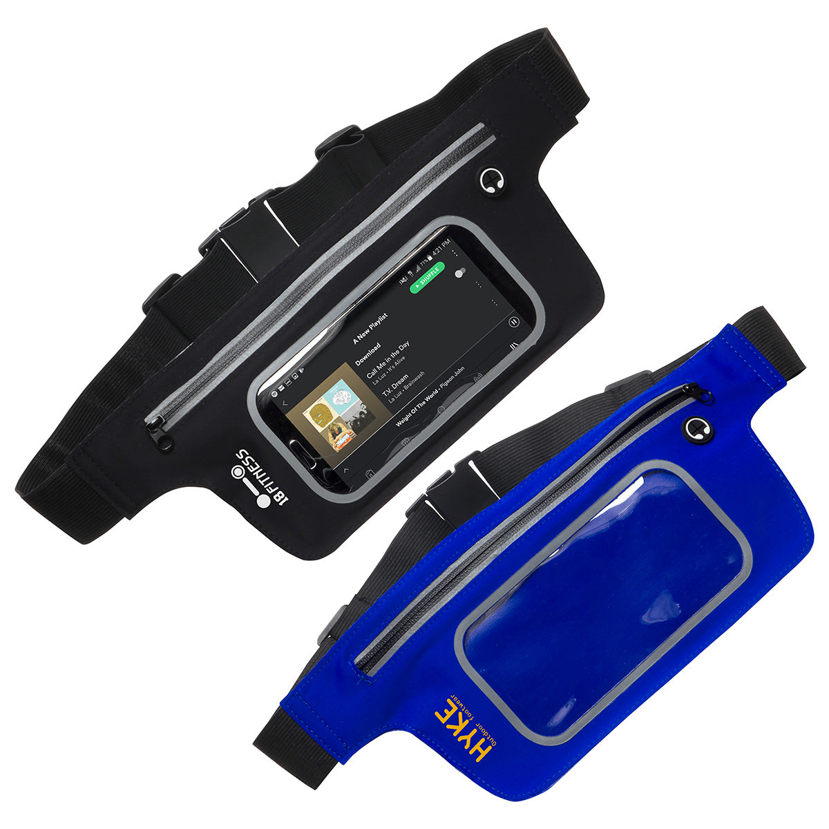 Custom logo On-The-Move Touch-Thru Activity Waist Pack
