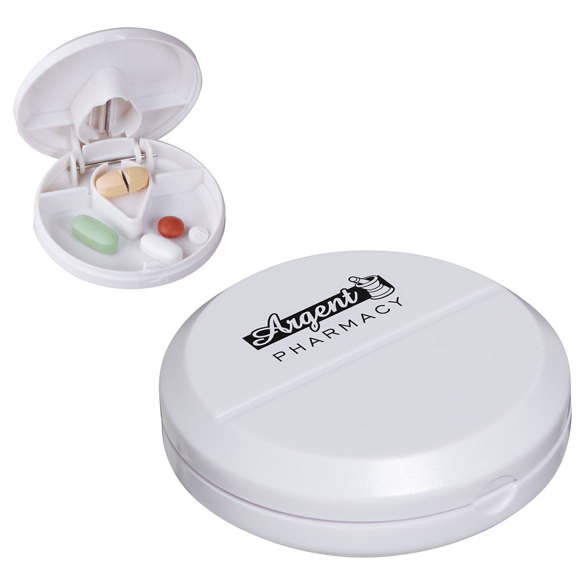 Custom logo Pill Pal with Cutter