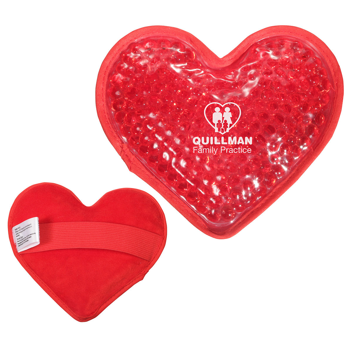 Custom logo Plush Heart Hot/Cold Pack