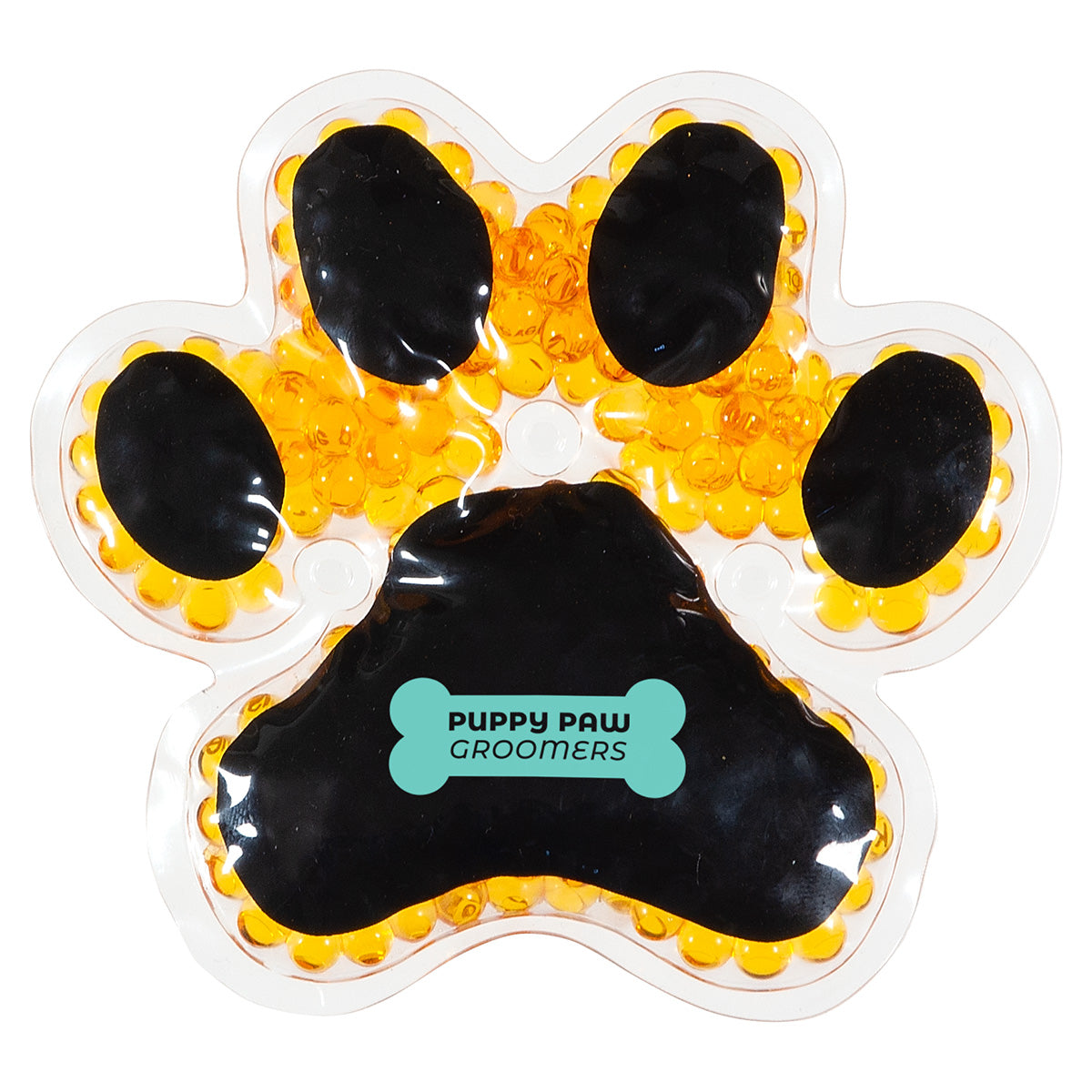 Custom logo Puppy Paw Aqua Pearls™ Hot/Cold Pack