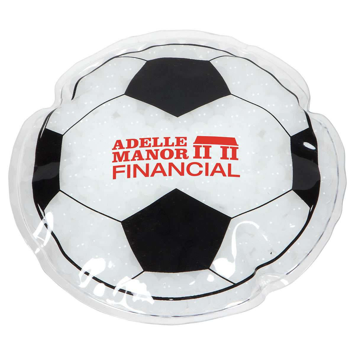 Custom logo Soccer Ball Hot/Cold Pack