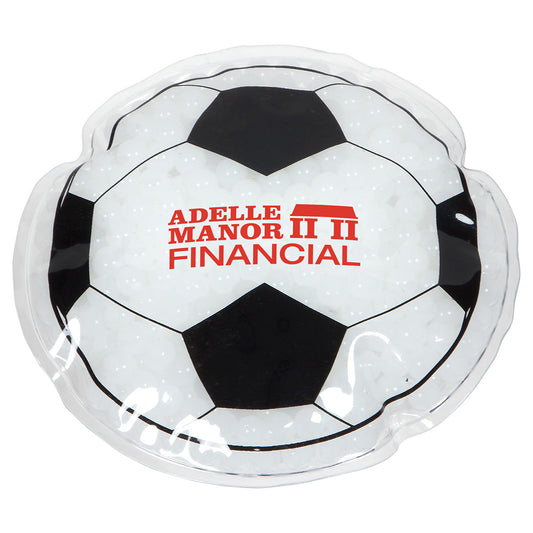 Custom logo Soccer Ball Hot/Cold Pack