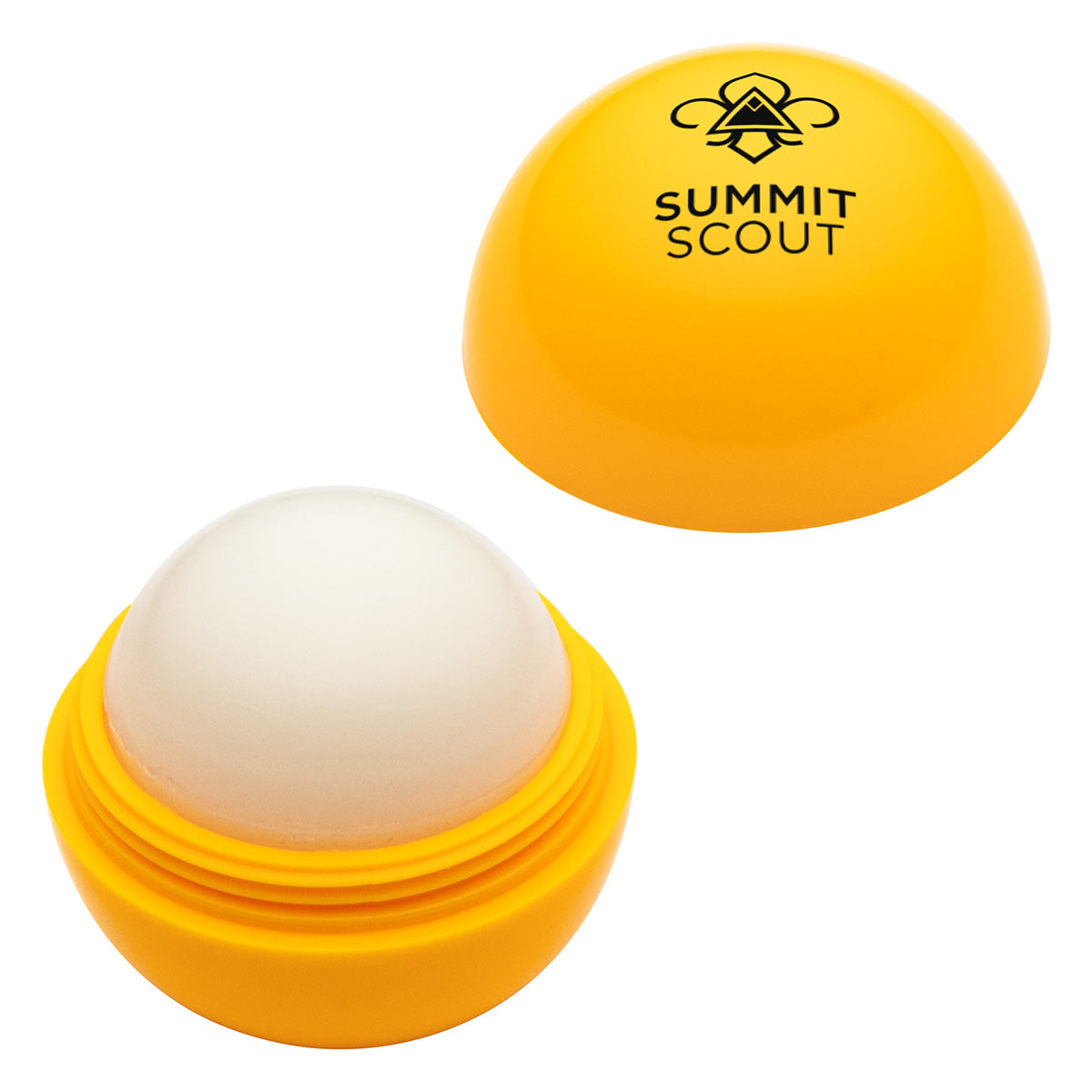 Custom logo Well-Rounded Convex Lip Balm