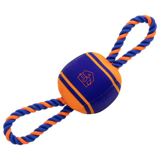 Custom logo Tug 'N Play Ball & Rope Dog Toy