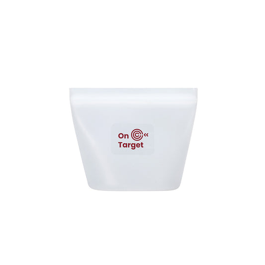 Custom logo FreshKeep Platinum Silicone 8-1/2 fl oz Leakproof Food Storage Pouch