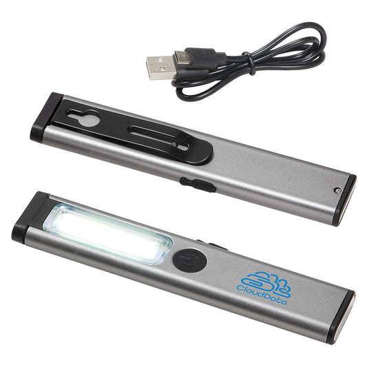 Custom logo Best Buddy Tools® Beam Rechargeable Pocket COB Light With Clip & Magnet