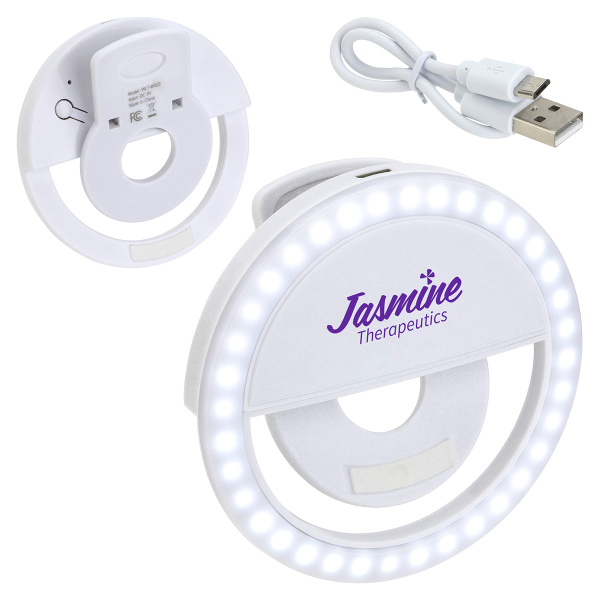 Custom logo Broadway Clip-On Ring Light